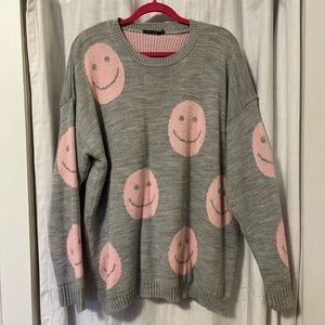 Smiley face sweater